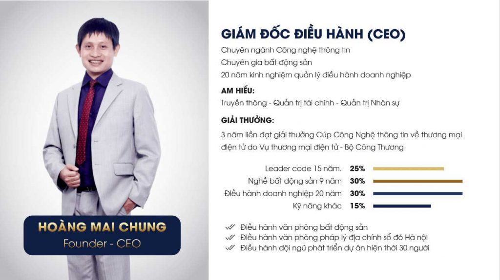 CEO - Hoàng Mai Chung Meeyland